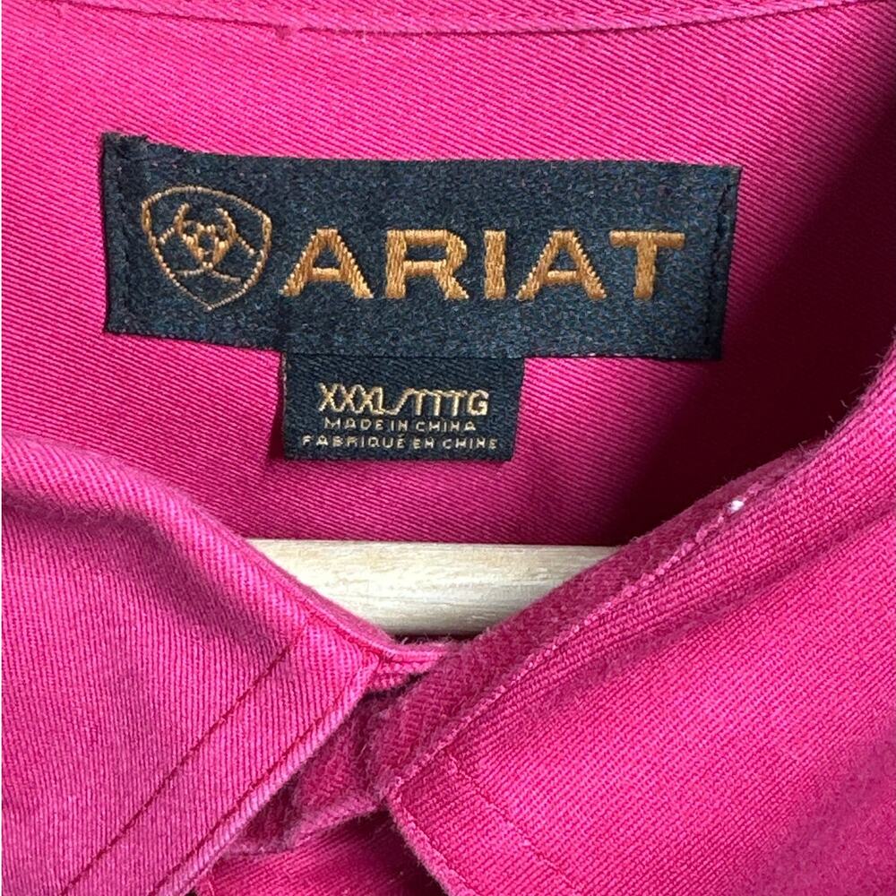 Ariat Solid Twill Classic Fit Button Down Shirt M… - image 6